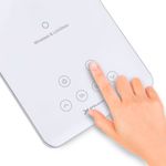 Flexo inalámbrico Phoenix 4 modos 10 niveles cargador inalámbrico blanco detalle táctil