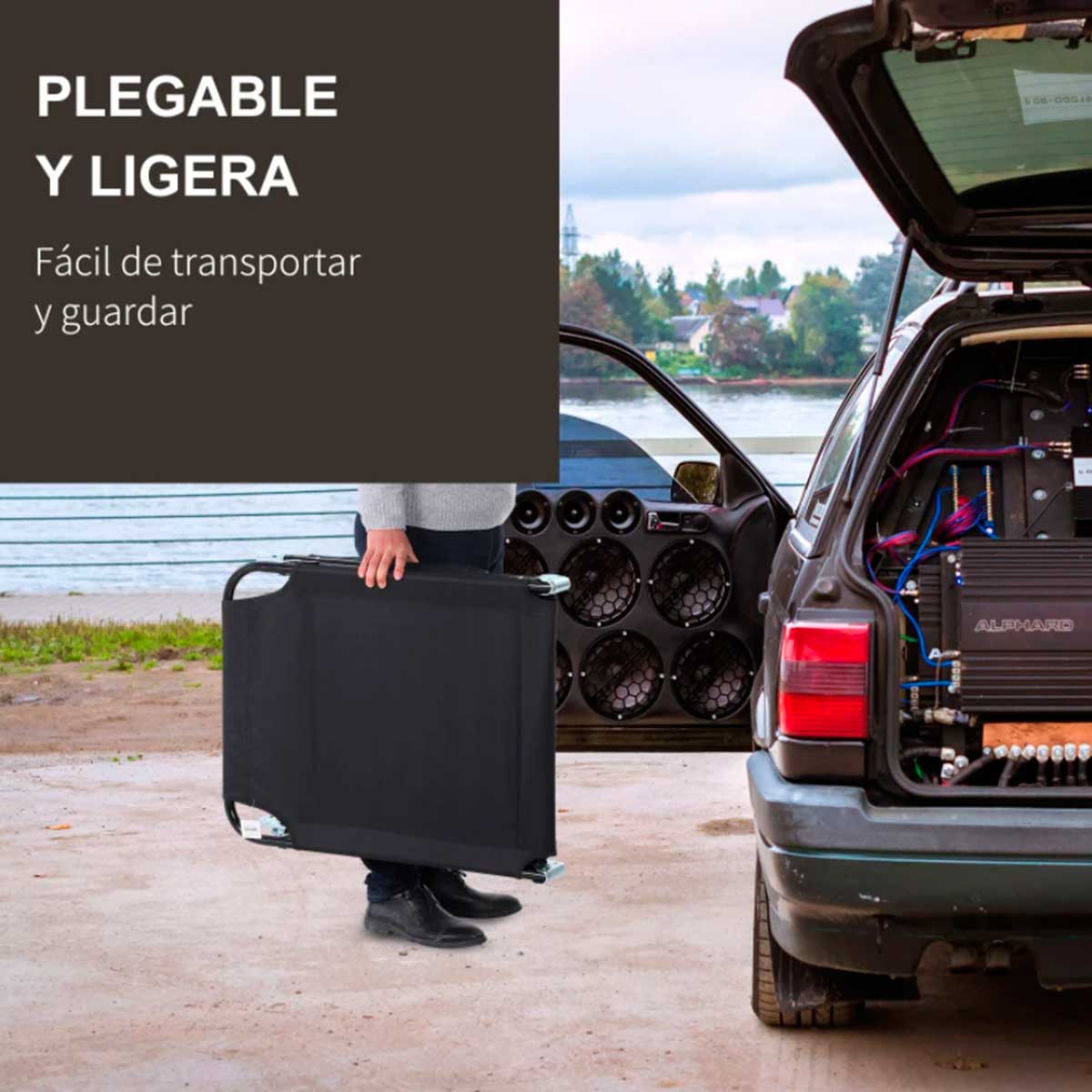 tumbona-negra-plegable