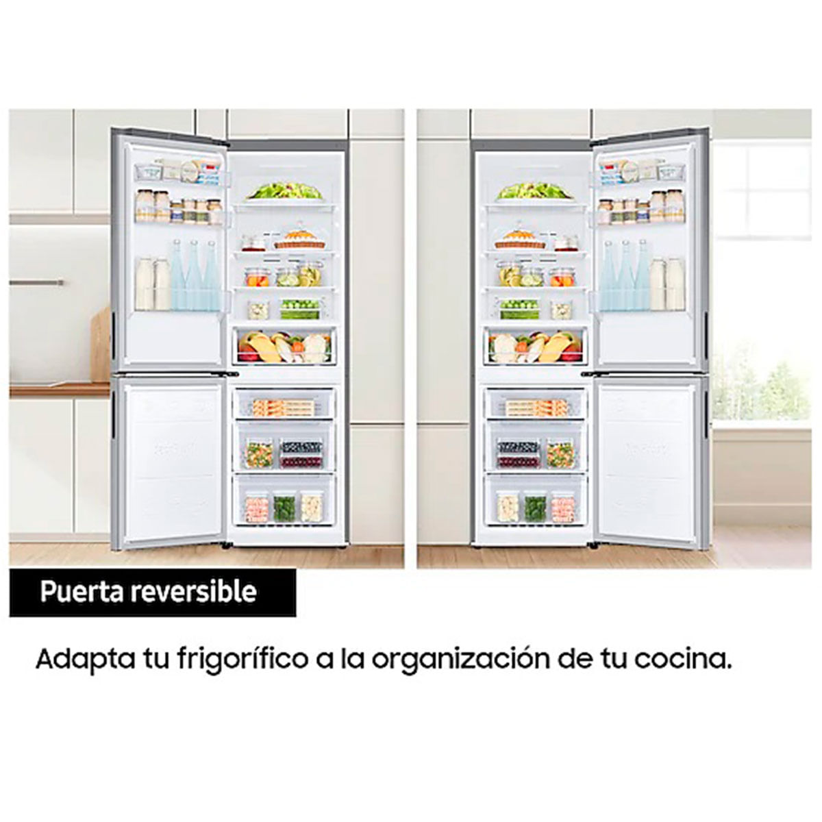 Frigorífico combi Samsung RB33B612ESA/EF No Frost 344L E inox 185,3 cm características 3