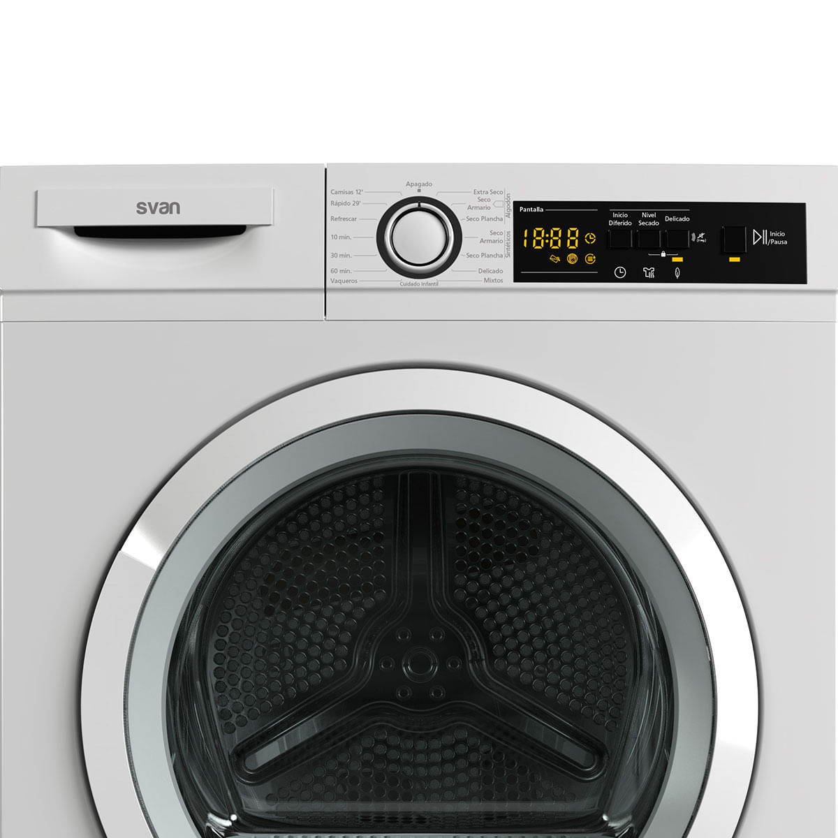 Secadora de condensación Svan SSC800BD 8kg 15 programas B blanco 84,6 cm detalle