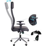 Sillon-giratorio-Airflow-reclinable-con-cojin-y-altura-regulable-negro-detalle-inclinacion