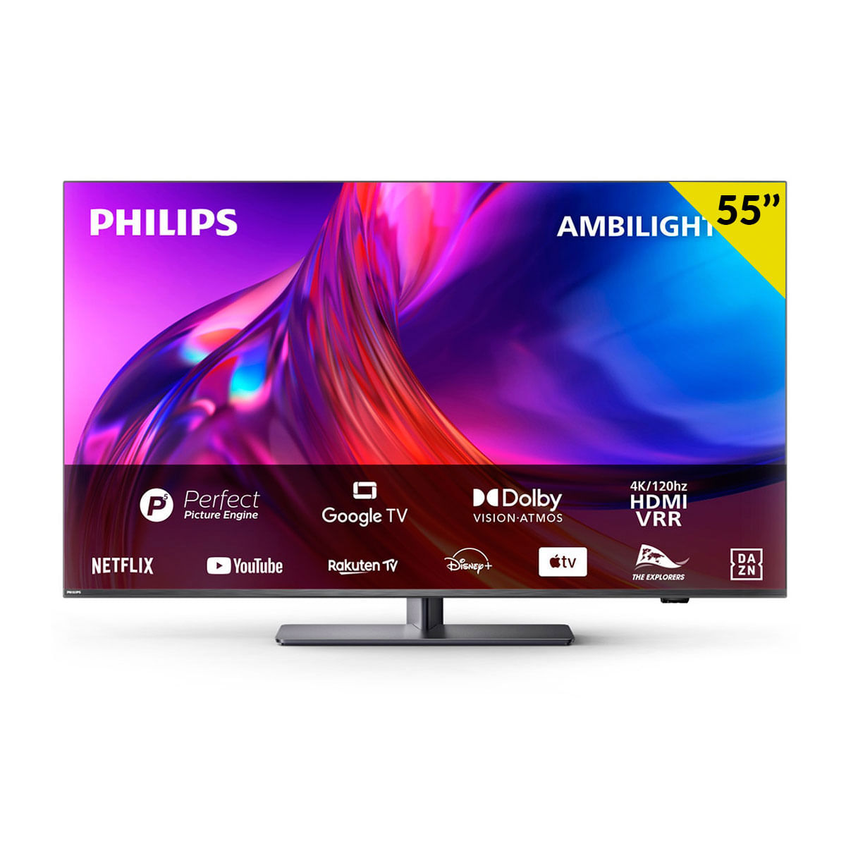 Televisor Smart TV Philips The One 55PUS8818/12 55'' 4K UHD Ambilight E negro