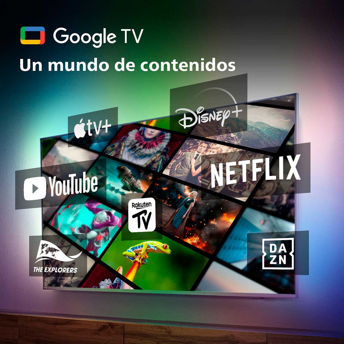 Televisor Smart TV Philips The One 55PUS8818/12 55'' 4K UHD Ambilight E negro características 8
