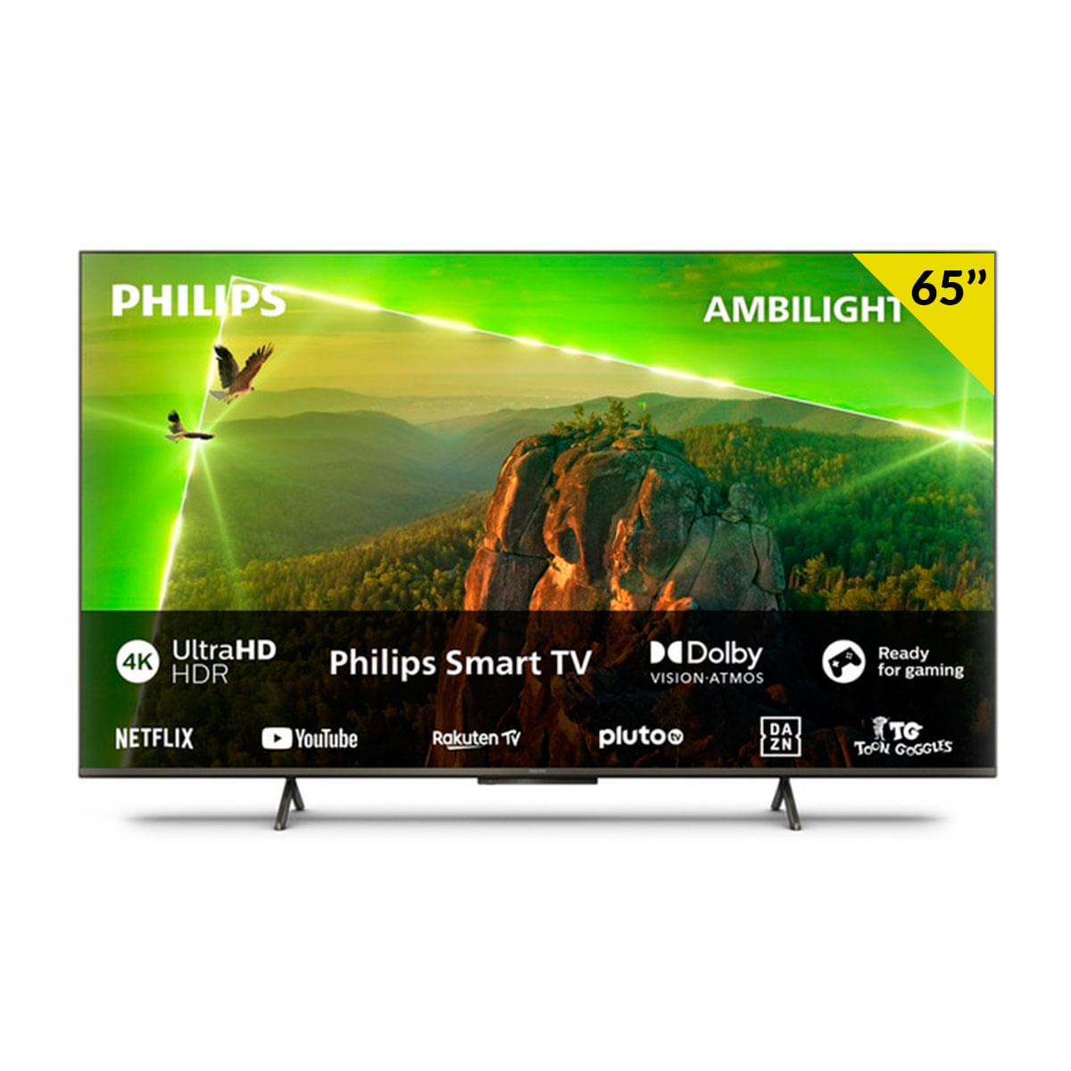 Televisor Smart TV Philips 65PUS8118/12 65'' 4K UHD Ambilight F negro