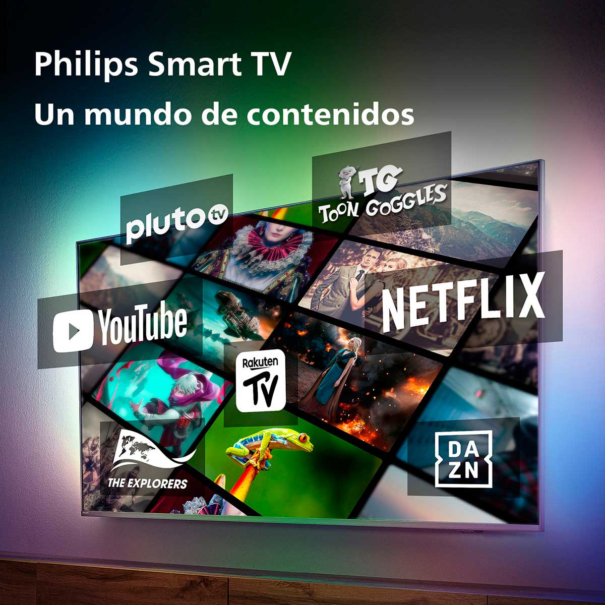 Televisor Smart TV Philips 50PUS8118/12 50'' 4K UHD Ambilight F negro características 7