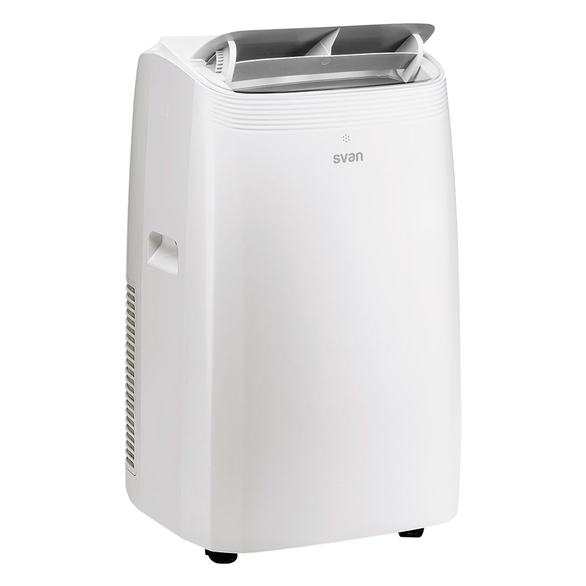 Aire acondicionado portátil Svan SAAP1200B 3000 frigorías con bomba de calor A blanco detalle filtros