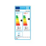 Aire acondicionado portátil Svan SAAP1200B 3000 frigorías con bomba de calor A blanco eficiencia energética
