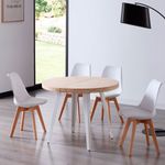Mesa-de-comedor-Berg-extensible-forma-redonda-roble-Nordish-blanco