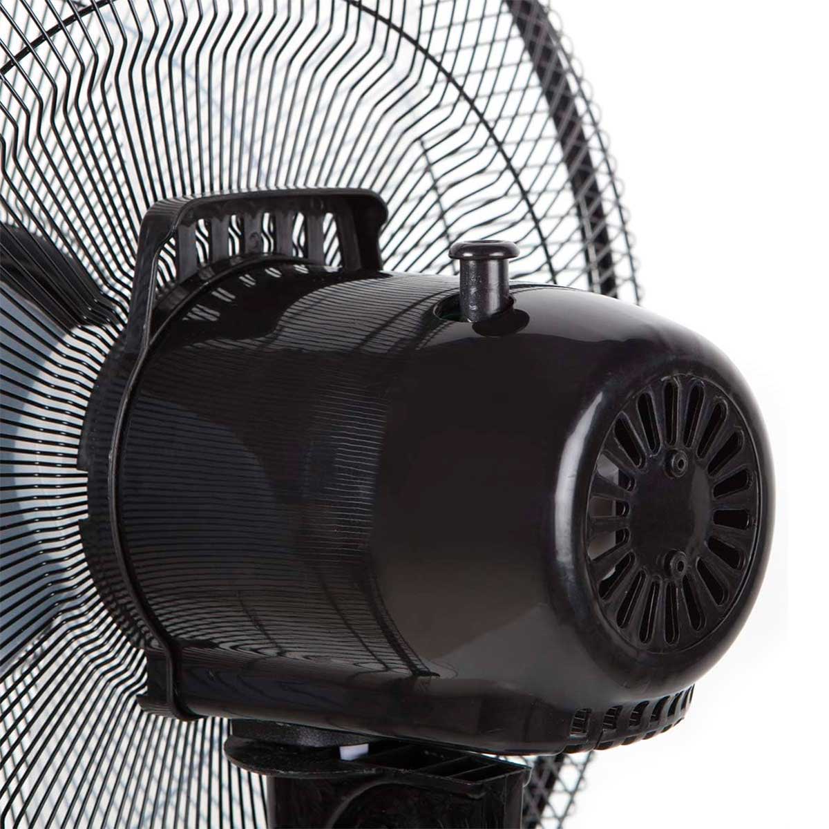 Ventilador de pie Orbegozo SF 3347 50W 3 velocidades negro Ø40 cm detalle trasero