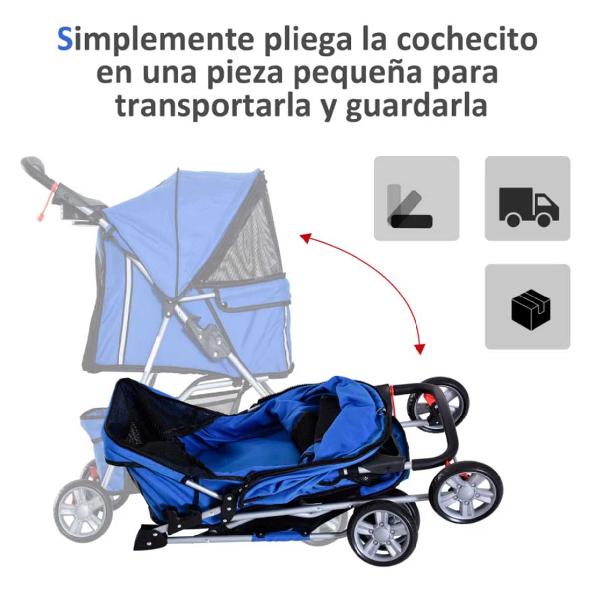 carrito-para-mascotas-azul-plegable