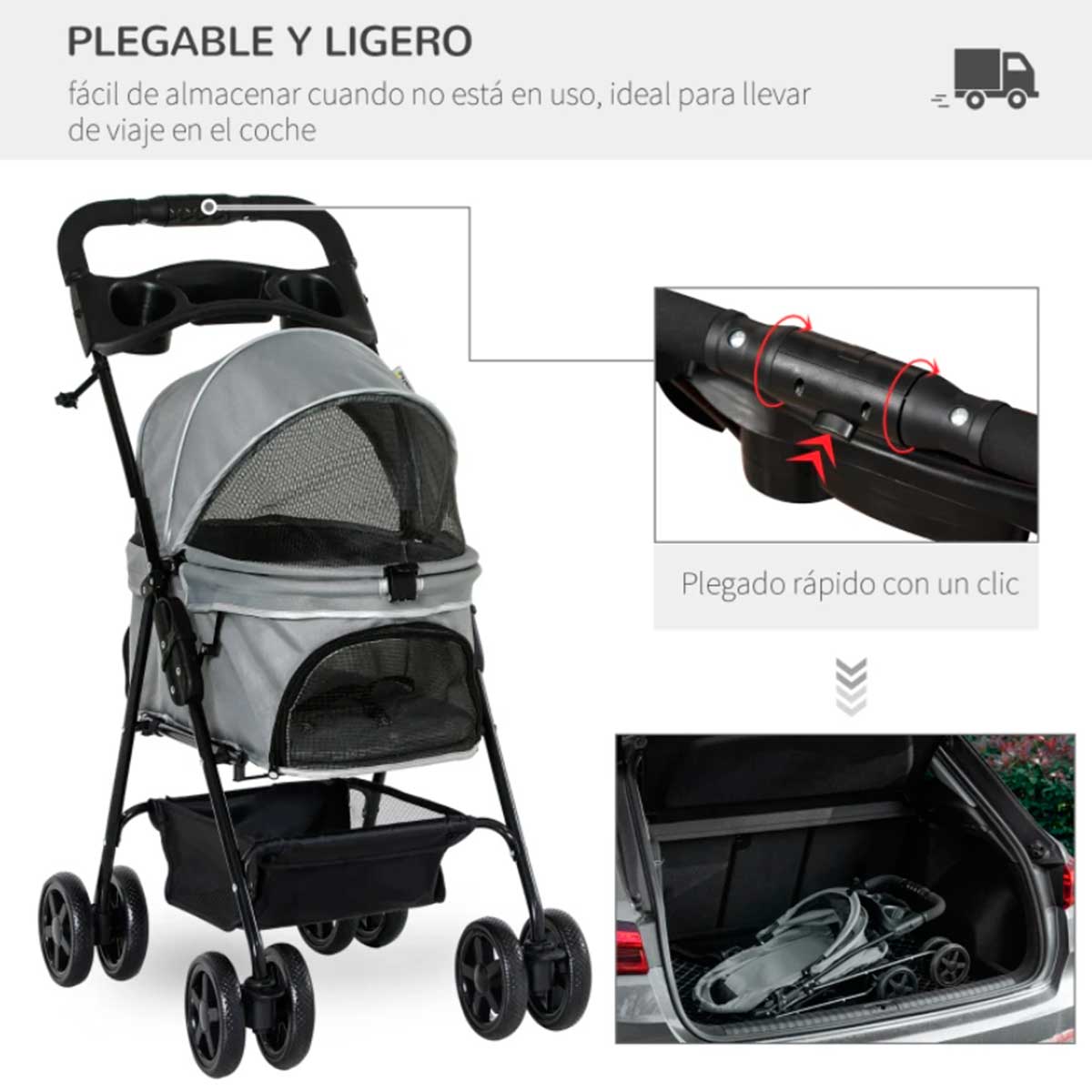carrito-para-mascotas-gris-plegable