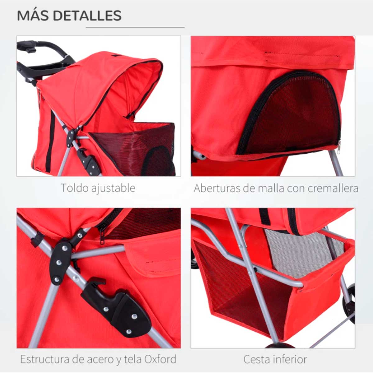 carrito-para-mascotas-rojo-detalles