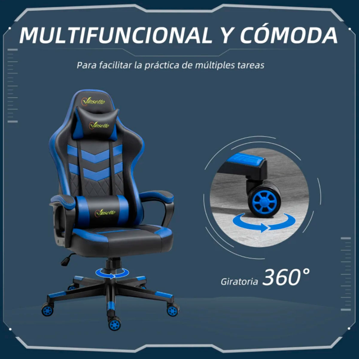 silla-gaming-vinsetto-multifuncional