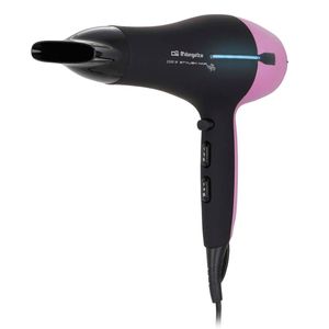 Secador de pelo Orbegozo SE 2320 2200W 2 modos 3 temperaturas negro/rosa