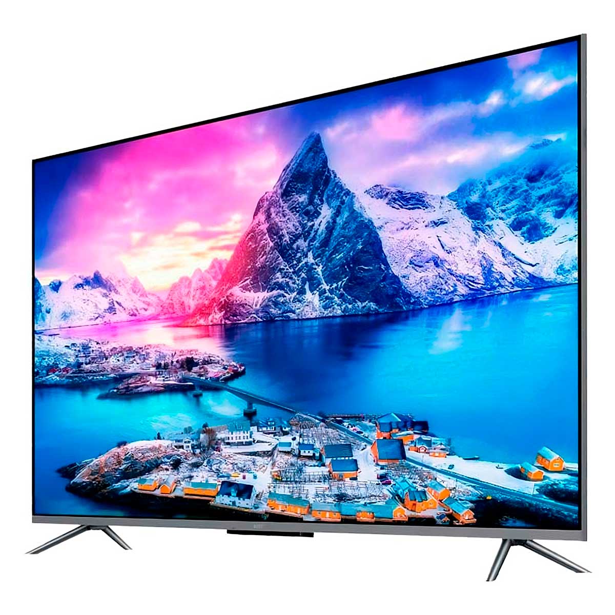 Televisor Smart TV Xiaomi Q1E 55'' 4K UHD QLED Android 10 G negro perfil