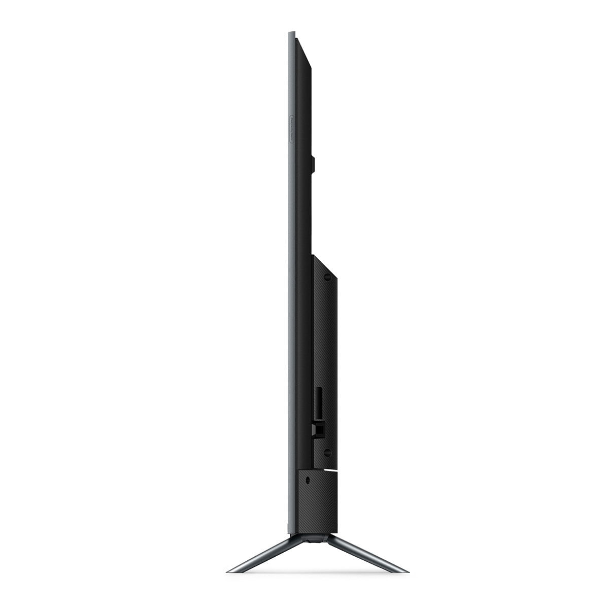 Televisor Smart TV Xiaomi Q1E 55'' 4K UHD QLED Android 10 G negro perfil derecho