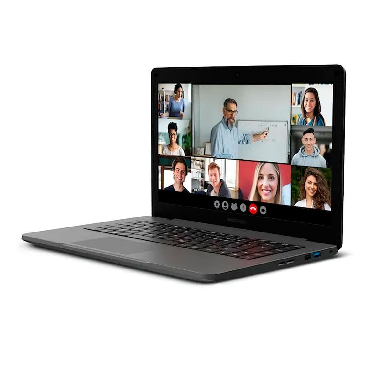 Ordenador portátil Medion Classmate Pro E14409 14'' Intel Core i3 8GB 256GB negro abierto