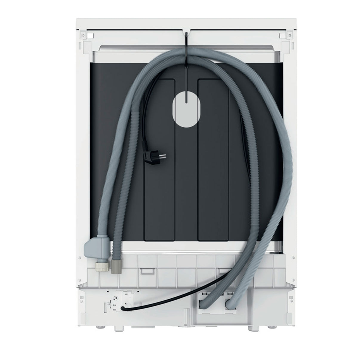 Lavavajillas Whirpool WFC 3C33 PF 14 cubiertos 8 programas D blanco 60 cm vista trasera