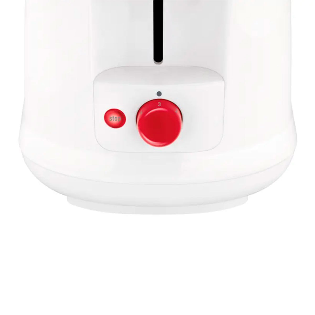 Tostador Moulinex LT160111 850W 2 ranuras 3 niveles blanco/rojo detalle ruleta