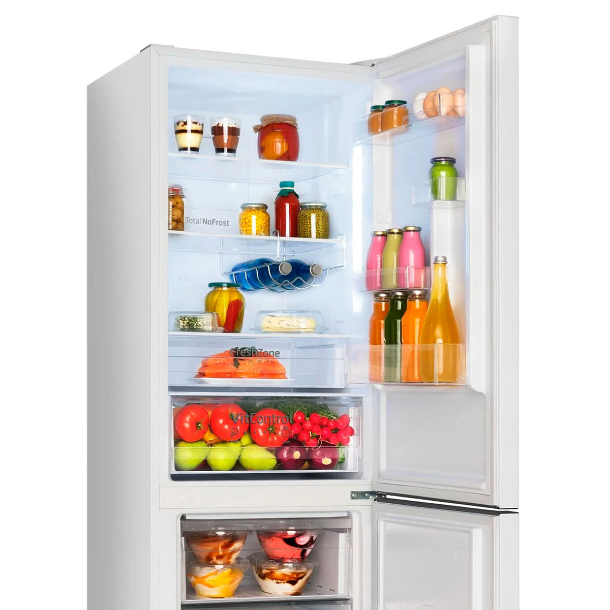 Frigorífico combi Fagor 3FFK-6645 Total No Frost 317L F blanco 180 cm detalle frigorifico