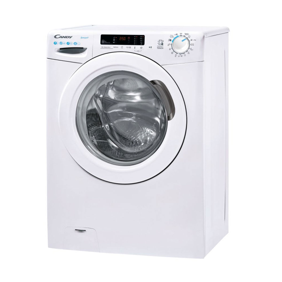 Lavadora Candy CS4 1272DE/1-S 7kg 1200 rpm Smart Touch NFC D blanco 85 cm perfil derecho