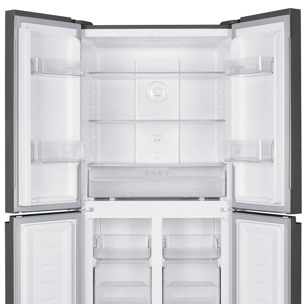 Frigorífico americano Svan S418800ENF 362L No Frost 4 puertas E inox 180 cm detalle frigorífico