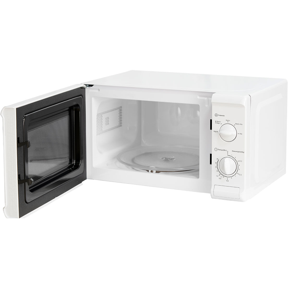 Microondas Svan SMW2700 700W 20L 5 niveles blanco vista lateral