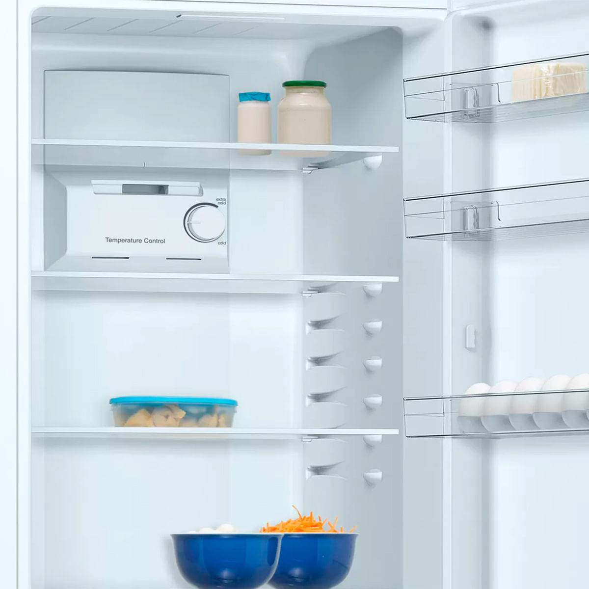Frigorífico combi Balay 3KFE561WI No Frost 305L E blanco 186 cm detalle frigorífico