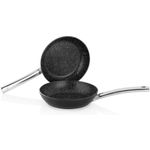 Sartén Orbegozo SFB 90 aluminio forjado fondo Full Induction negro 26 cm ambientada