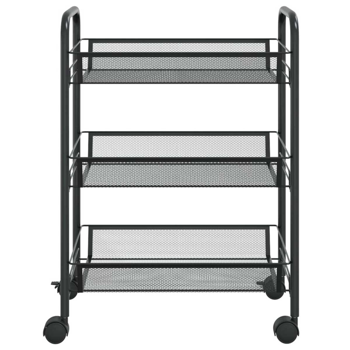 carrito-de-cocina-3-niveles-con-ruedas-negro-frente
