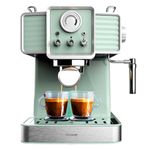 Cafetera Cecotec Power Espresso 20 Tradizionale Light 1350W 20 bar 1,5L verde