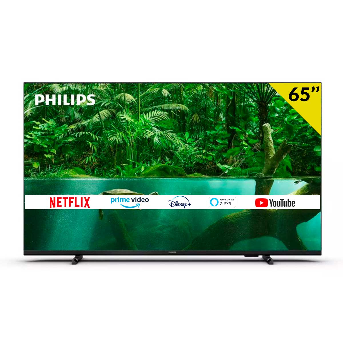 Televisor Smart TV Philips 65PUS7008 65'' 4K UHD LED WiFi E negro