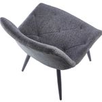 Pack-de-4-sillas-Marlene-tejido-tapizado-gris-negro-vista-cenital