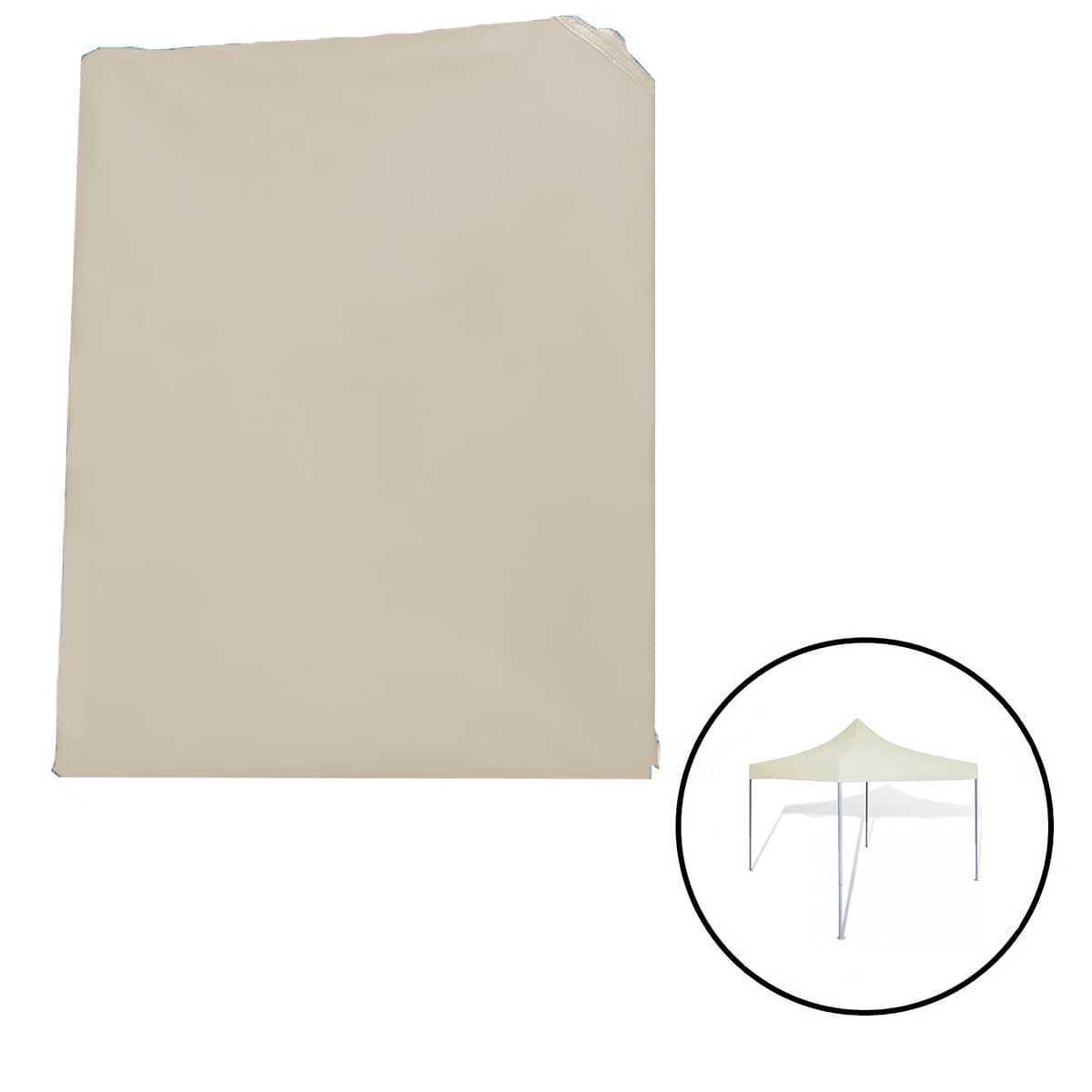 Tela para carpa de 3x3 m Terracota crema