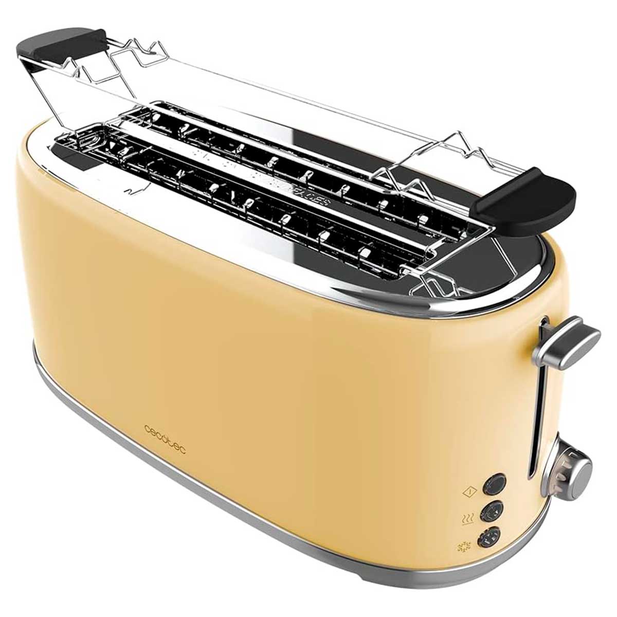 Tostador Cecotec Toast&Taste 1600 Retro Double 980W diseño retro beige