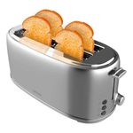 Tostador Cecotec Toast&Taste 1600 Retro Double 980W diseño retro inox