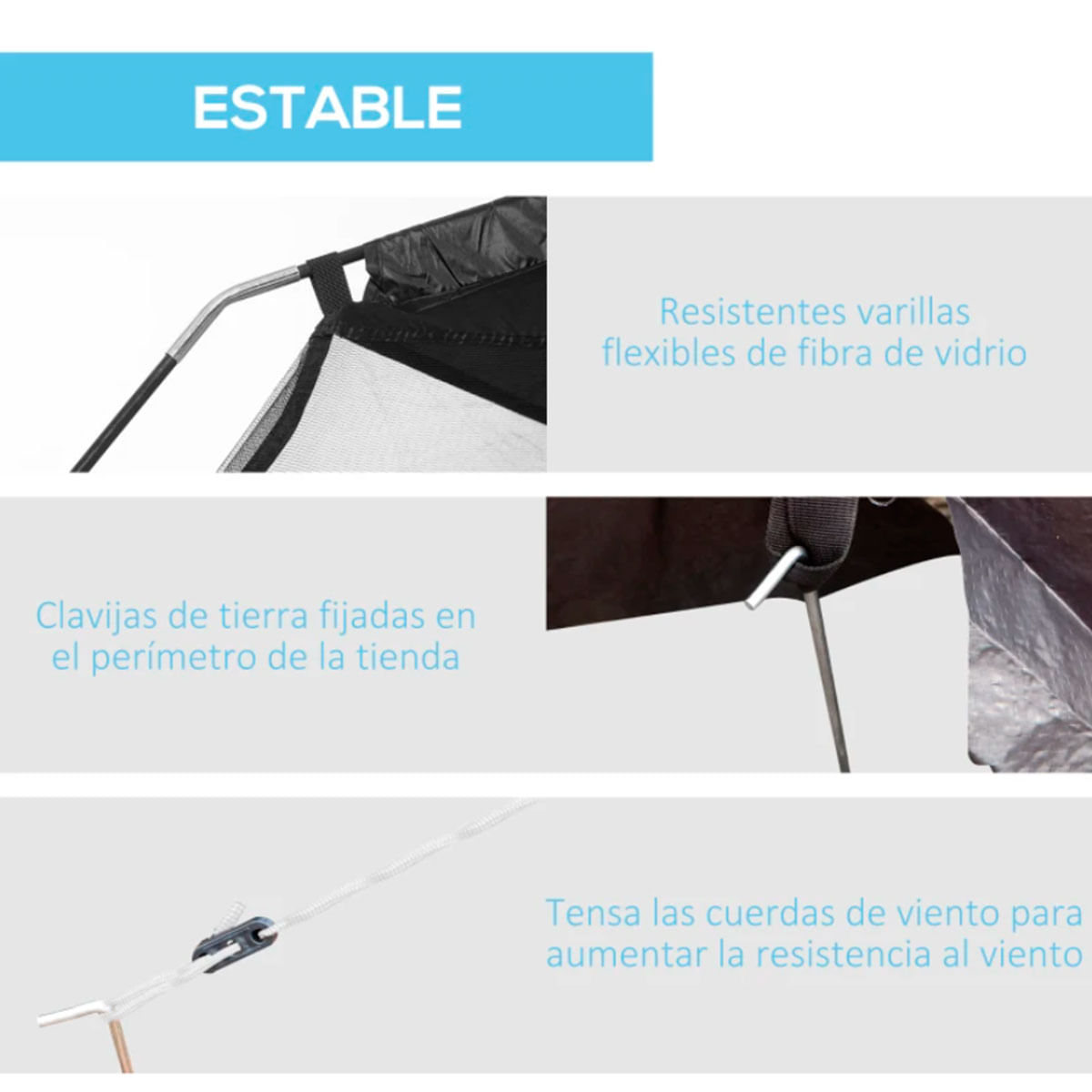 carpa-de-camping-portatil-ambientada-estable
