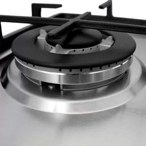 Encimera de gas Infiniton GAS-320WB 6050W 3 fuegos inox 59 cm