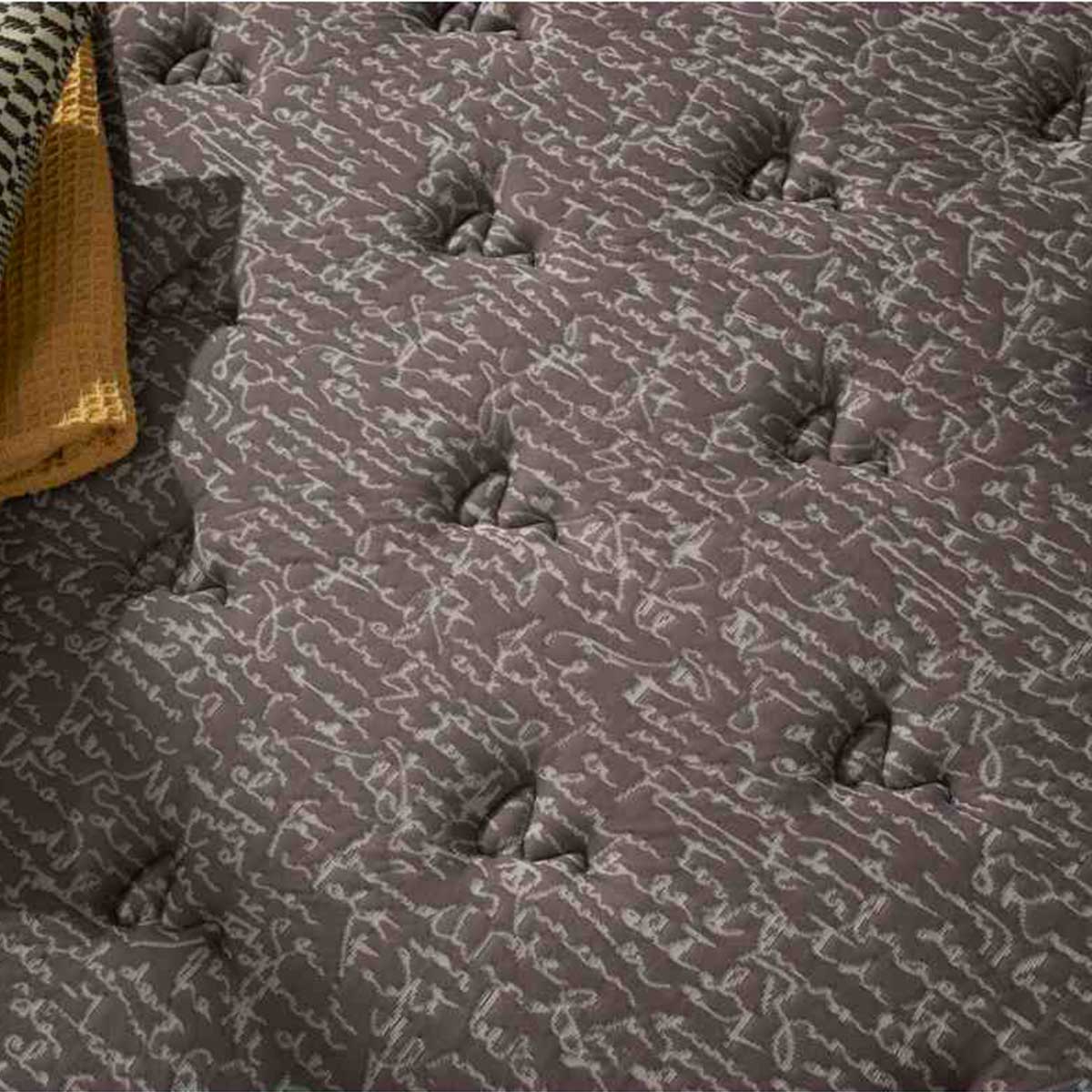 Colchón viscoelástico Luxury Oasis Natur Matris núcleo HR Bio Regenerative gris detalle