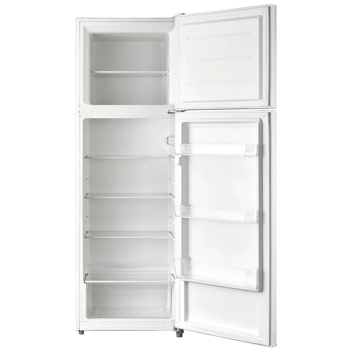 Frigorífico de 2 puertas Edesa EFT-1711-WH/A frío homogéneo 294L F blanco 176,4 cm abierto