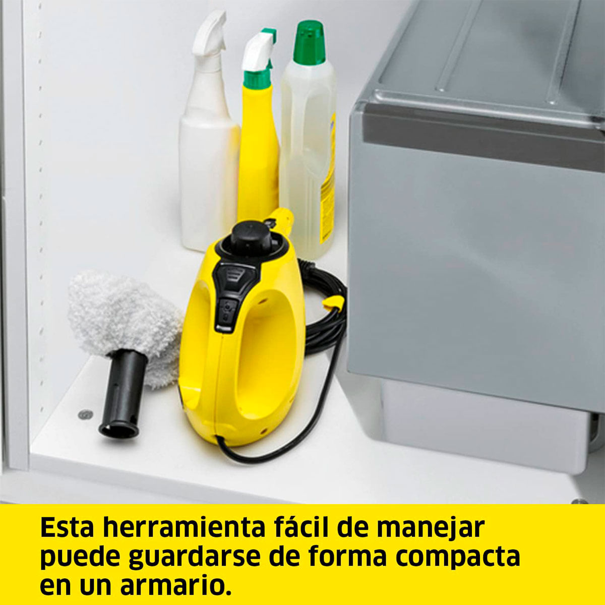 Limpiadora de vapor SC 1 Kärcher 1200W 3 bar con accesorios amarillo características 6