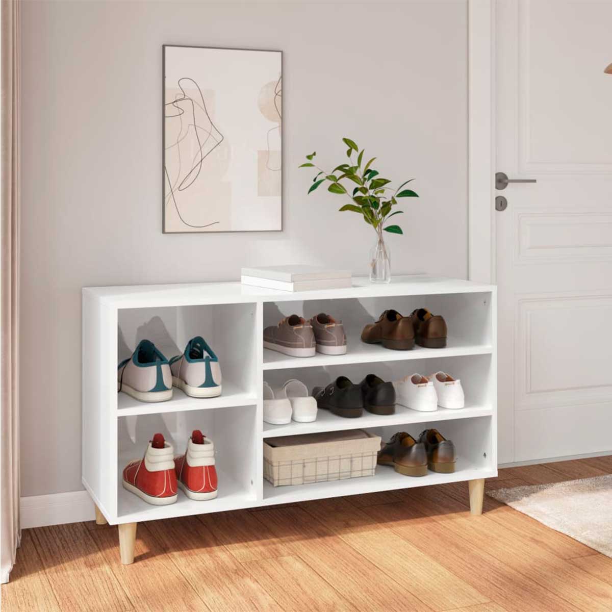 mueble-zapatero-madera-entrada-blanco-brillo