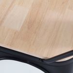 Pack de 4 sillas Tolix roble Nordish/negro 85x45x45 cm detalle asiento