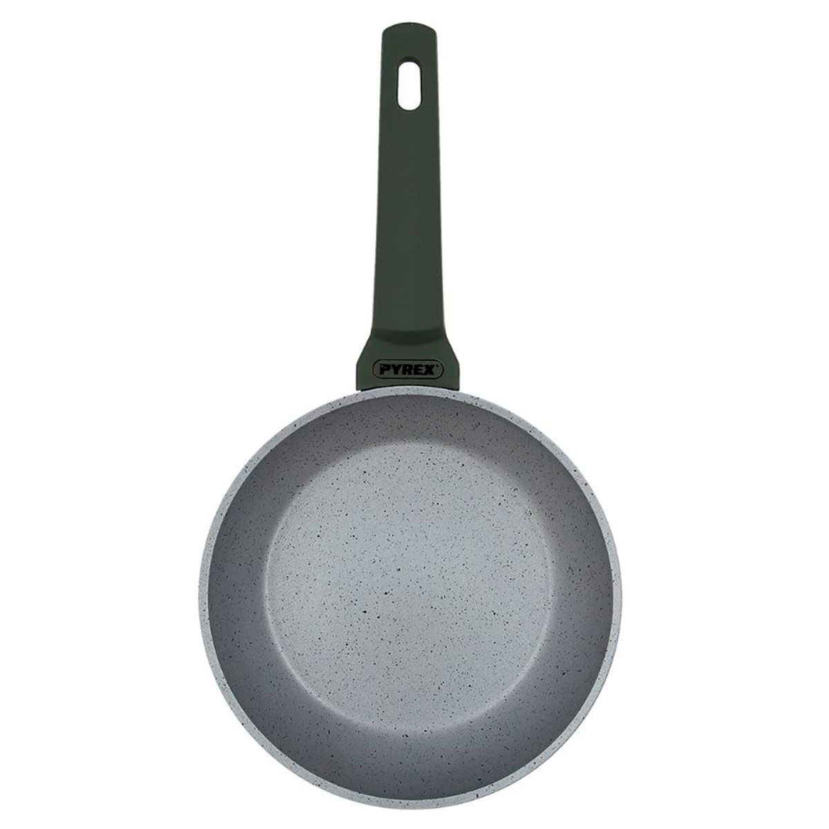 Sartén Geoh Pyrex aluminio forjado gris frontal