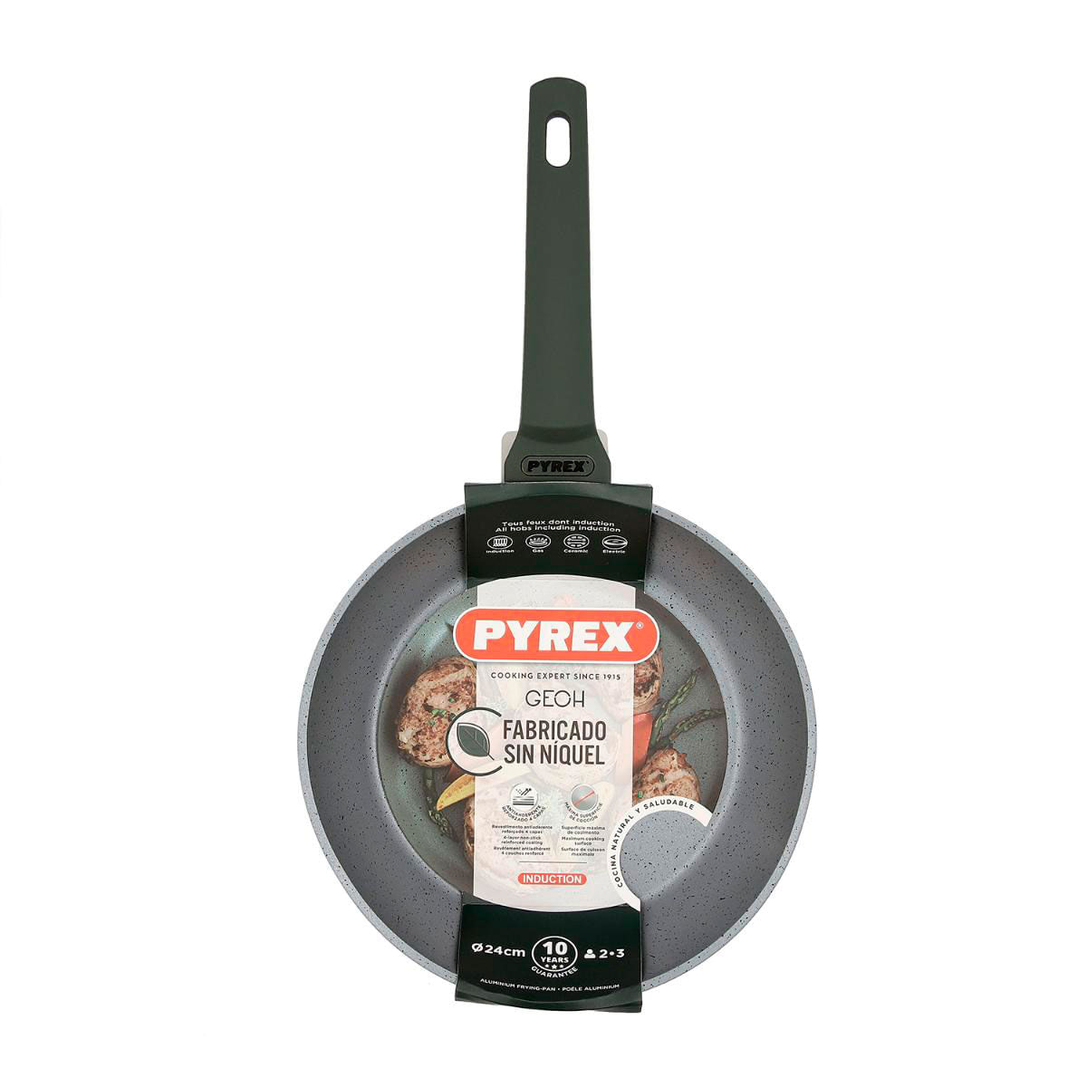 Sartén Geoh Pyrex aluminio forjado gris Ø20 cm