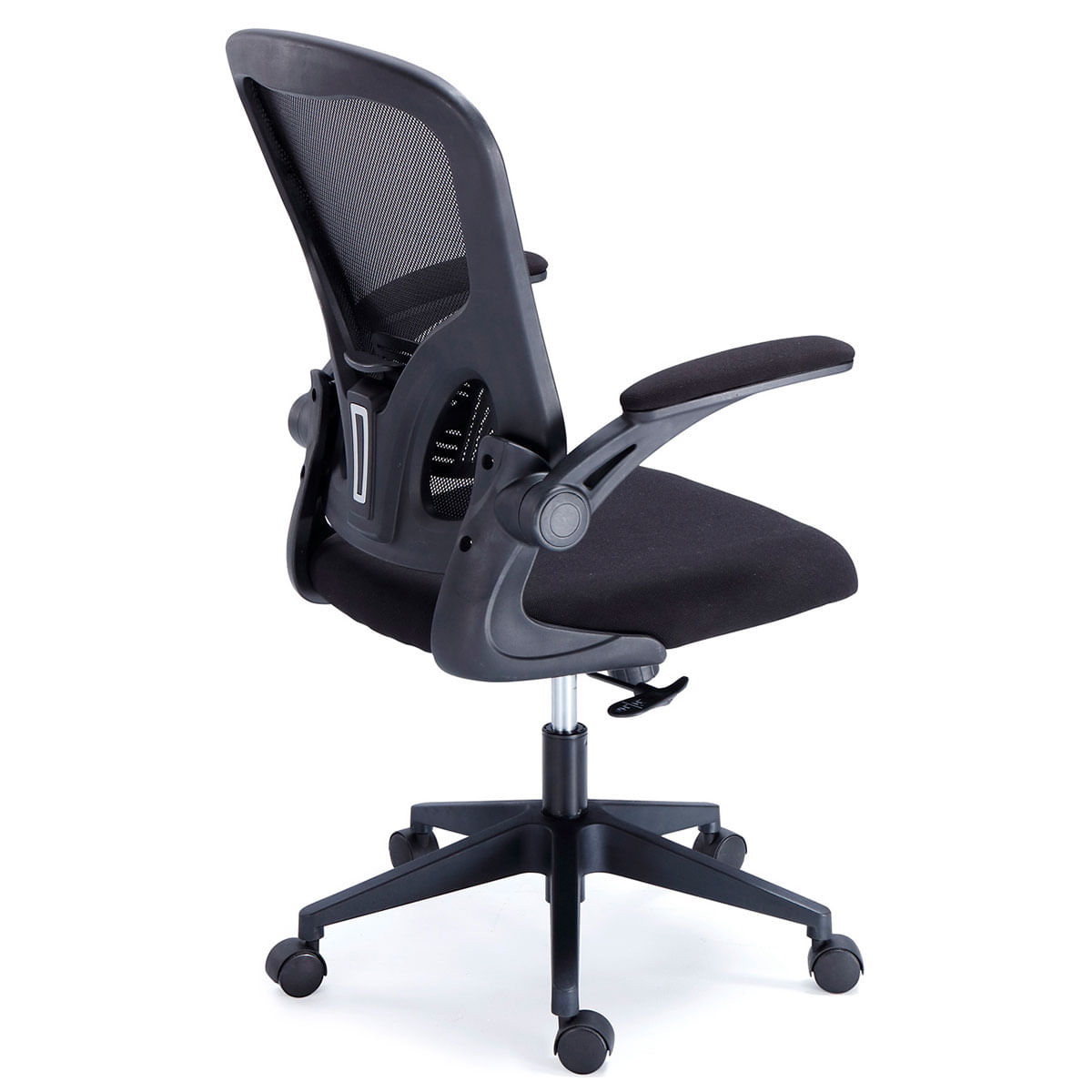 Silla de estudio Lexi giratoria altura regulable negro perfil