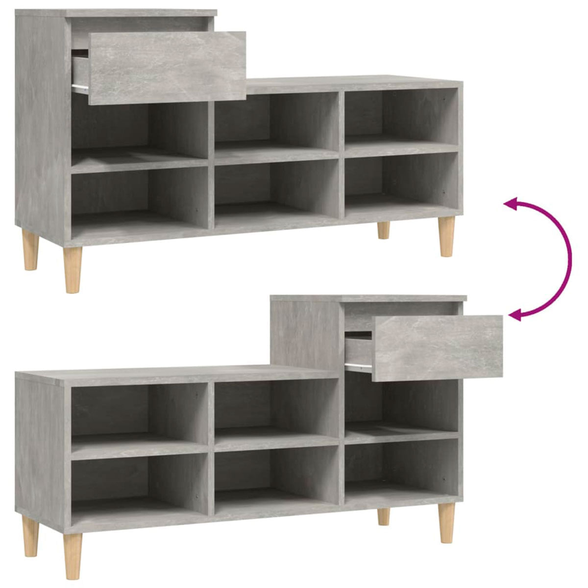mueble-zapatero-1-cajon-6-compartimentos-gris-hormigon-reversible