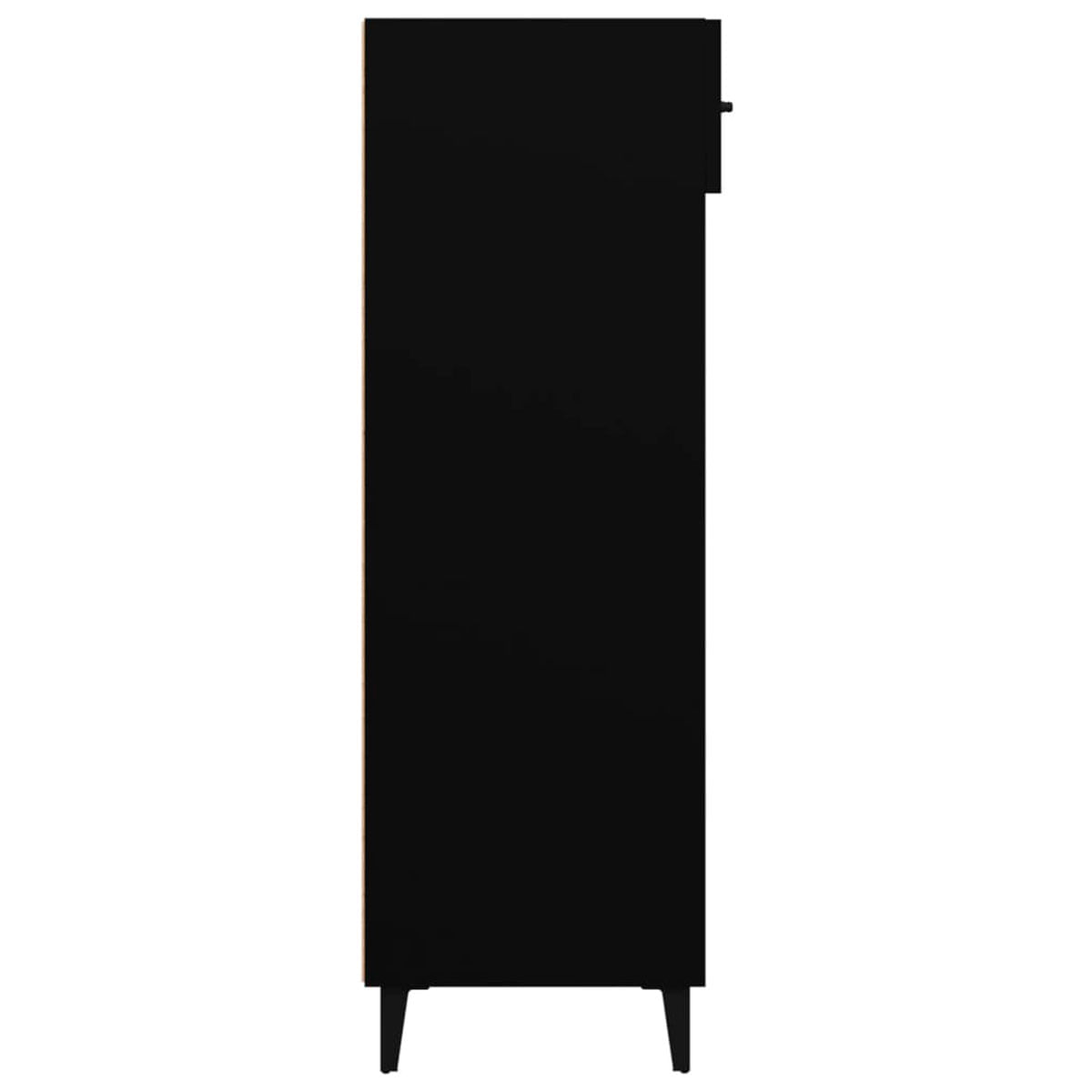 mueble-zapatero-madera-1-cajon-5-compartimentos-negro-lateral