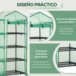 invernadero-jardin-4-estantes-verde-practico