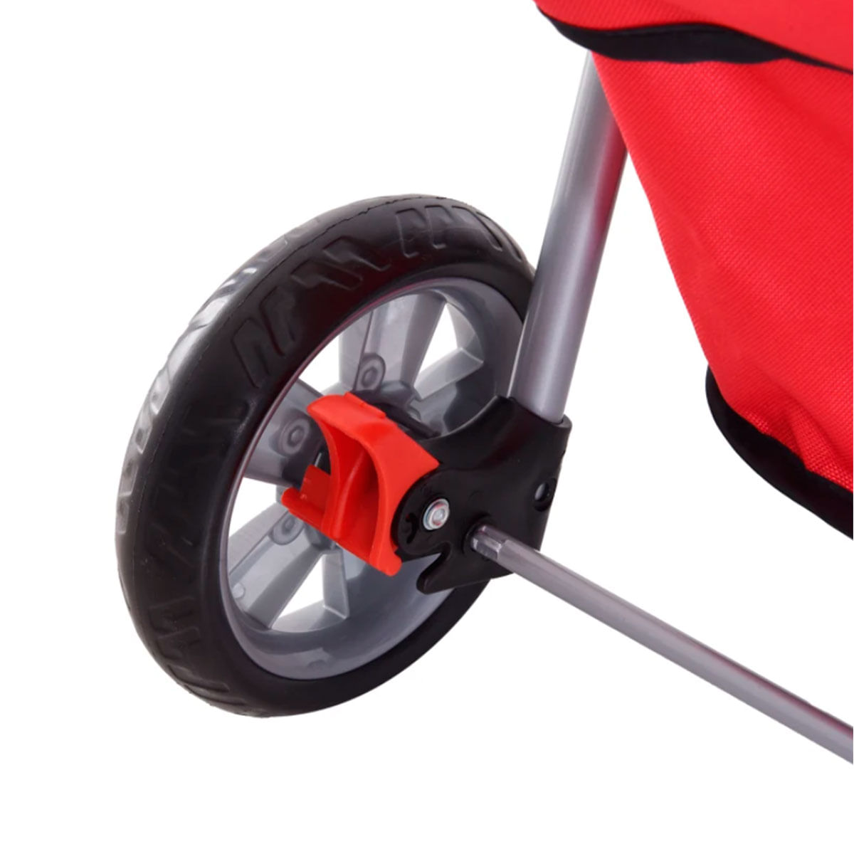 carrito-mascotas-plegable-rojo-rueda